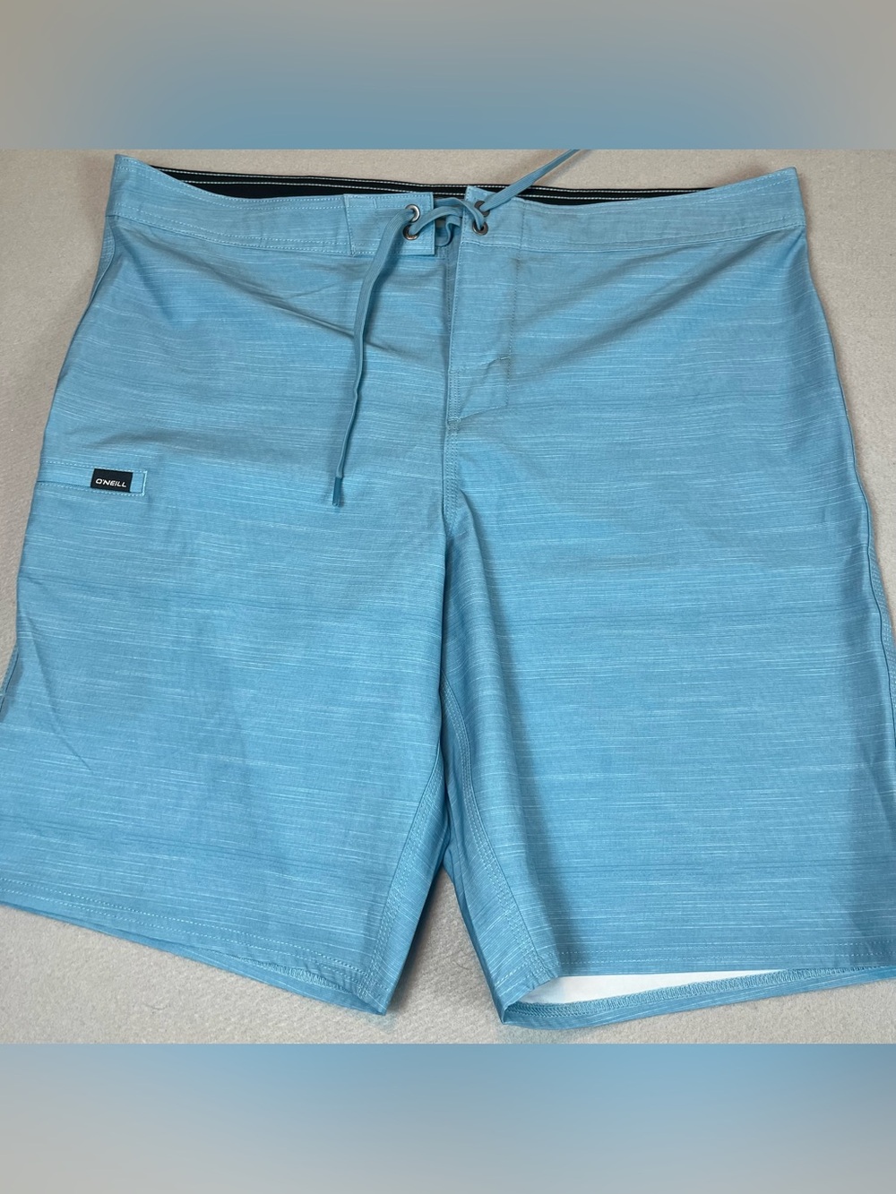 O'Neill Mens Hybrid Shorts 36 Blue Heathered Boardshorts Coastal Gorpcore 10 in